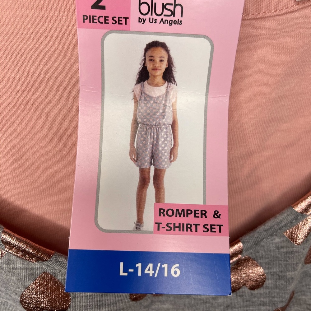Cute Romper& T-shirt set